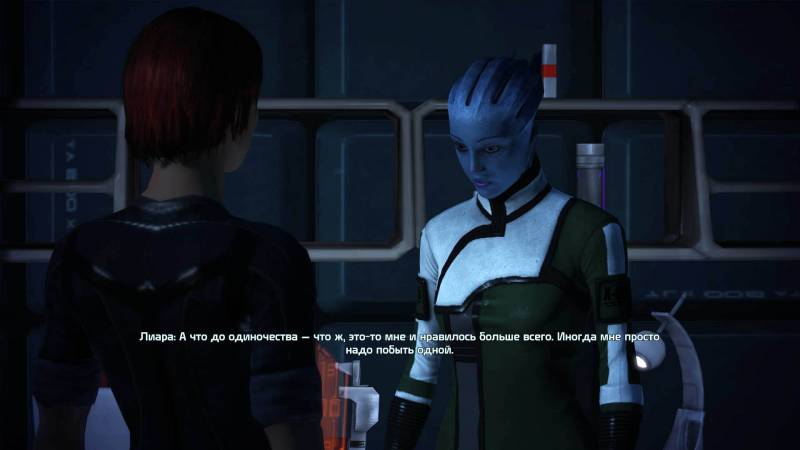 Шепард, фемШепард, Shepard, femShepard, Лиара, Т'Сони, Liara, T'Soni, азари, asari, Нормандия, каюта