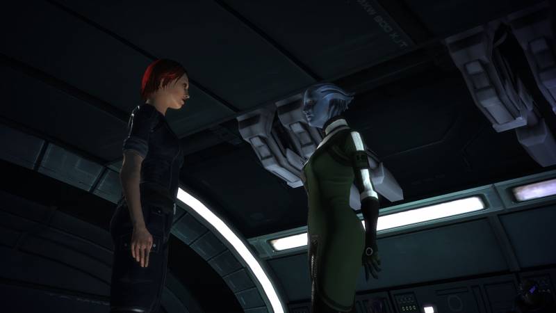 Шепард, фемШепард, Shepard, femShepard, redhead, Лиара, азари, слияние, Шифр