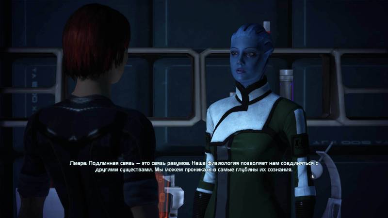 Шепард, фемШепард, Shepard, femShepard, Лиара, Т'Сони, Liara, T'Soni, азари, asari, Нормандия, каюта