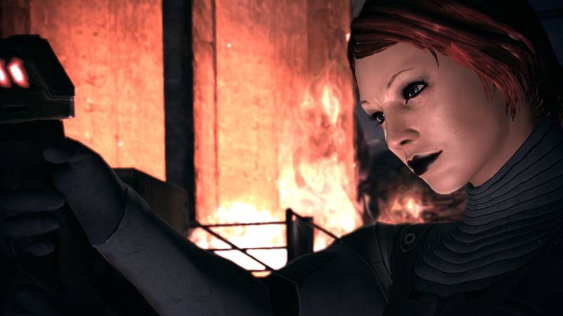 Шепард, фемШепард, Shepard, femShepard, redhead, Ферос, Feros