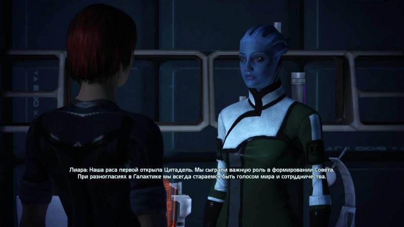 Шепард, фемШепард, Shepard, femShepard, Лиара, Т'Сони, Liara, T'Soni, азари, asari, Нормандия, каюта