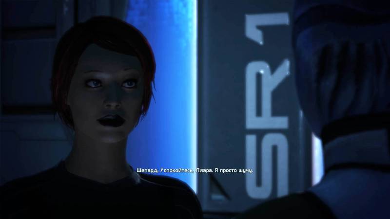 Шепард, фемШепард, Shepard, femShepard, Лиара, Т'Сони, Liara, T'Soni, азари, asari, Нормандия, каюта