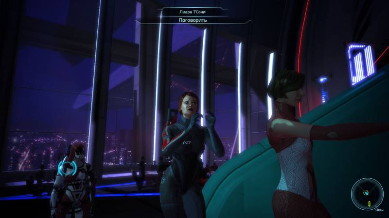 Шепард, фемШепард, Shepard, femShepard, redhead, танец, клуб, Цитадель, Citadel