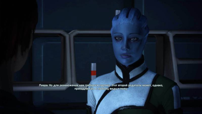 Шепард, фемШепард, Shepard, femShepard, Лиара, Т'Сони, Liara, T'Soni, азари, asari, Нормандия, каюта