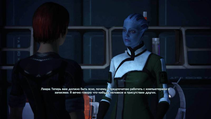 Шепард, фемШепард, Shepard, femShepard, Лиара, Т'Сони, Liara, T'Soni, азари, asari, Нормандия, каюта