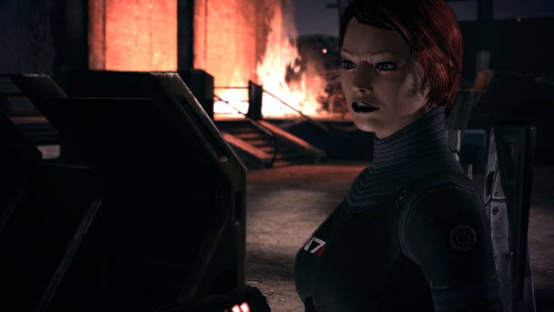 Шепард, фемШепард, Shepard, femShepard, redhead, Ферос, Feros
