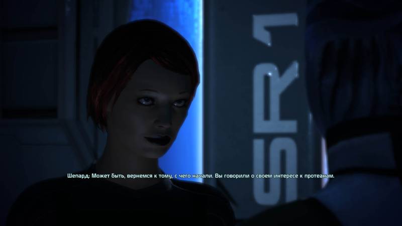 Шепард, фемШепард, Shepard, femShepard, redhead, Лиара, Т'Сони, азари, Liara, asari, флирт, роман
