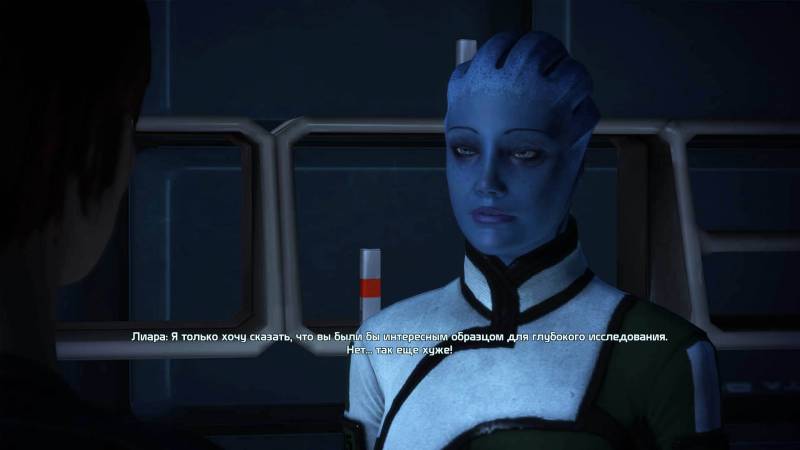 Шепард, фемШепард, Shepard, femShepard, Лиара, Т'Сони, Liara, T'Soni, азари, asari, Нормандия, каюта
