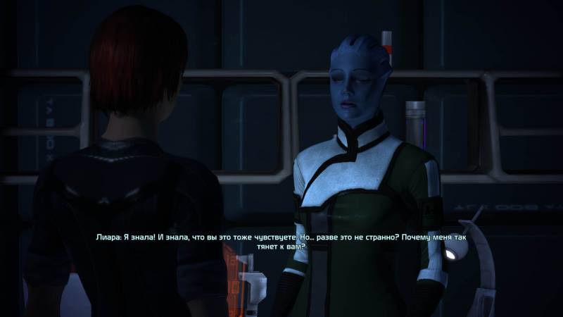 Шепард, фемШепард, Shepard, femShepard, redhead, Лиара, Т'Сони, азари, Liara, asari, флирт, роман